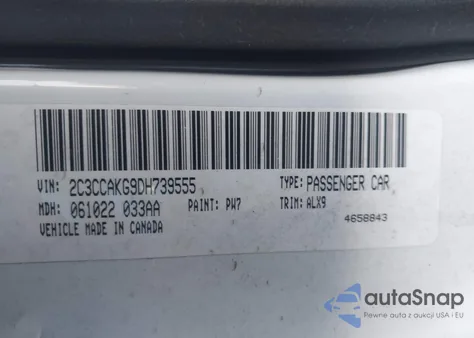 2013 Chrysler 300C Awd from USA, damaged, VIN 2C3CCAKG9DH739555